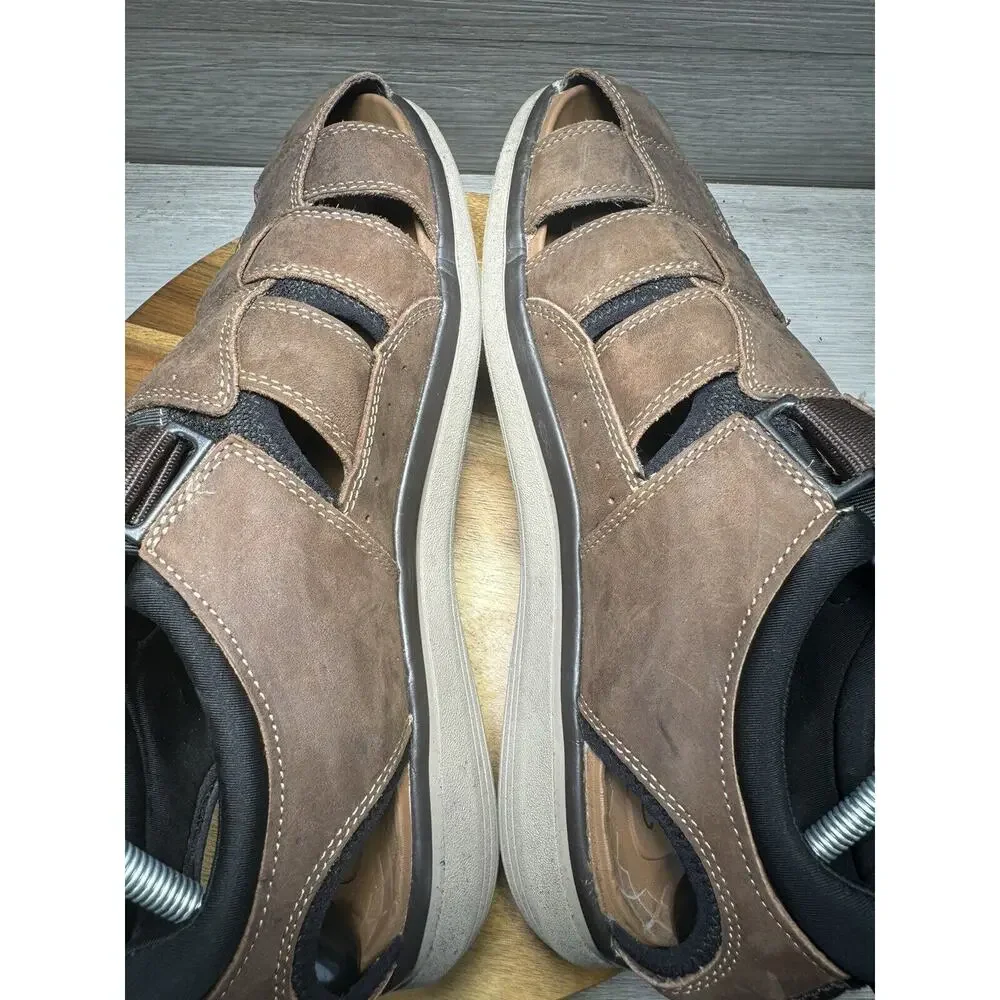 Florsheim Voyage Fisherman Brown Sandals Men's Size 11 11975-215